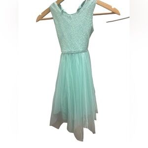Lilt Sparkling Aqua Kids Dress - Size 5